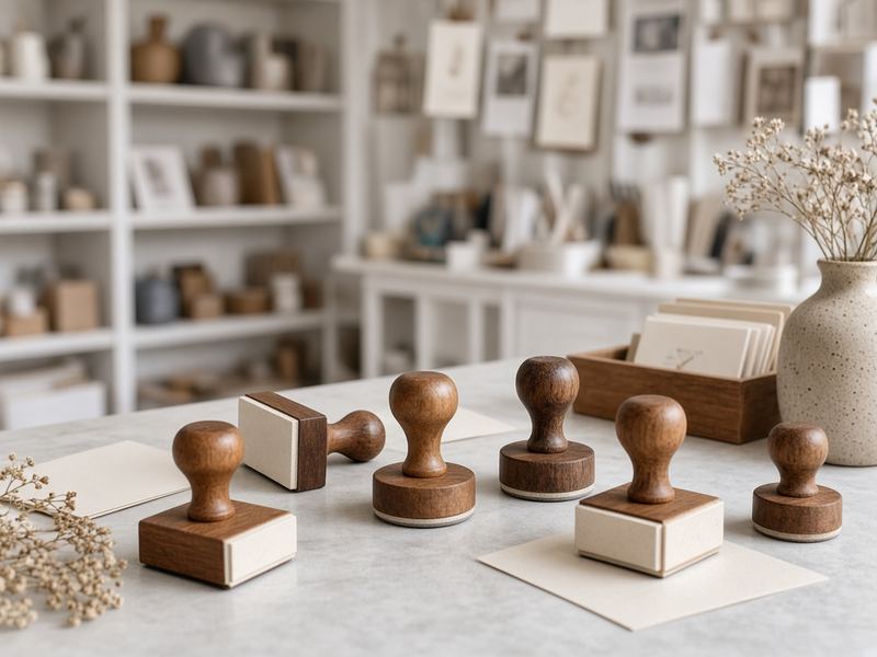 Custom stamps at Studio Genereclis