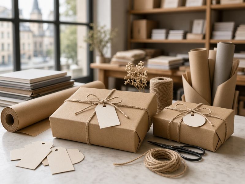 Gift wrapping at Studio Genereclis